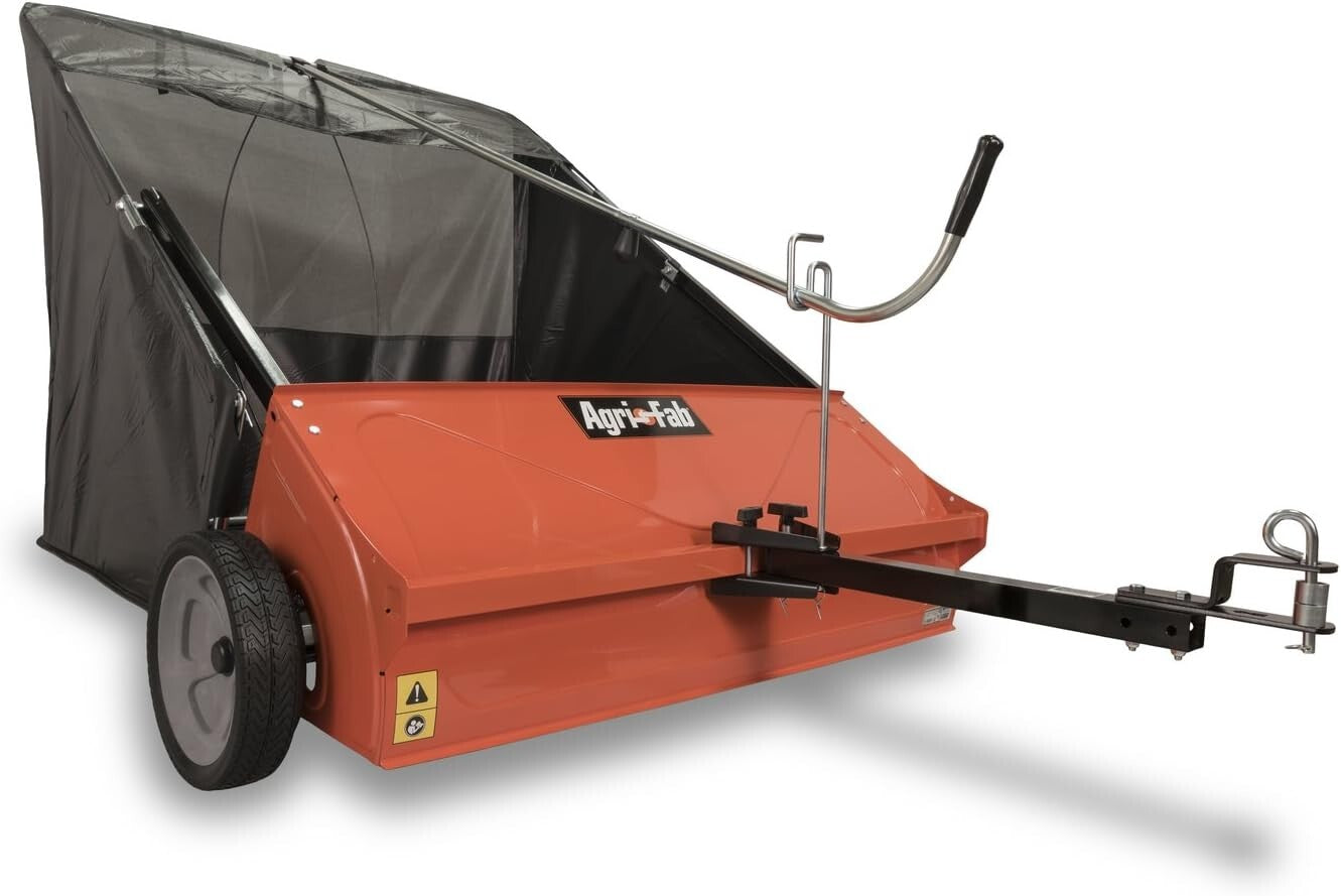 Foldable 44" Lawn Sweeper - Rust-Resistant, Easy Assembly for Ultimate Lawn Care