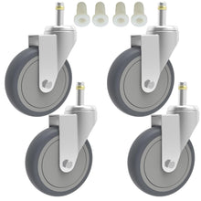 Load image into Gallery viewer, 225 lb Load Capacity 5-Inch Swivel Caster Wheels for Versatile Use - 4 Pack