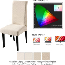 Load image into Gallery viewer, Elegant Washable Parsons Chair Slipcovers - 6-Pack Waterproof Covers in Beige