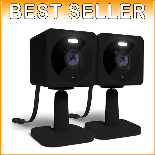 1080p Color Night Vision Smart Home Security Cameras - 2-Pack for Indoor/Outdoor