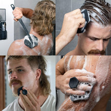 Load image into Gallery viewer, Men’s Exfoliating Silicone Scrubber Set by The Scrub King - Ultimate Hygiene