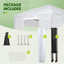 Load image into Gallery viewer, Spacious 8x8 ft Portable Greenhouse with Roll-Up Zippers for Ideal Growth