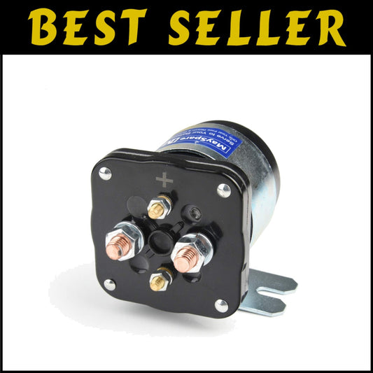 Compact 200 Amp Surface-Mount Battery Isolator & Relay - 12VDC Power Solution