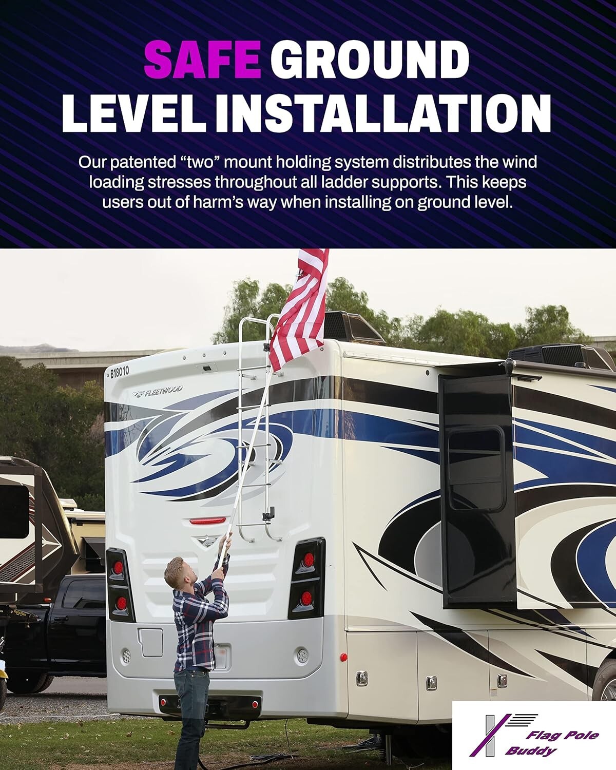 Durable Aluminum Starlink Gen 2 Mount with Innovative Ground Access Design