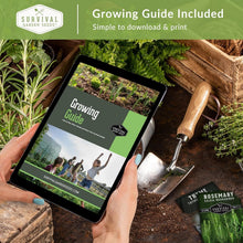 Load image into Gallery viewer, Emergency-Ready Non-GMO Seed Collection: 50 Heirloom Varieties for Home Gardens