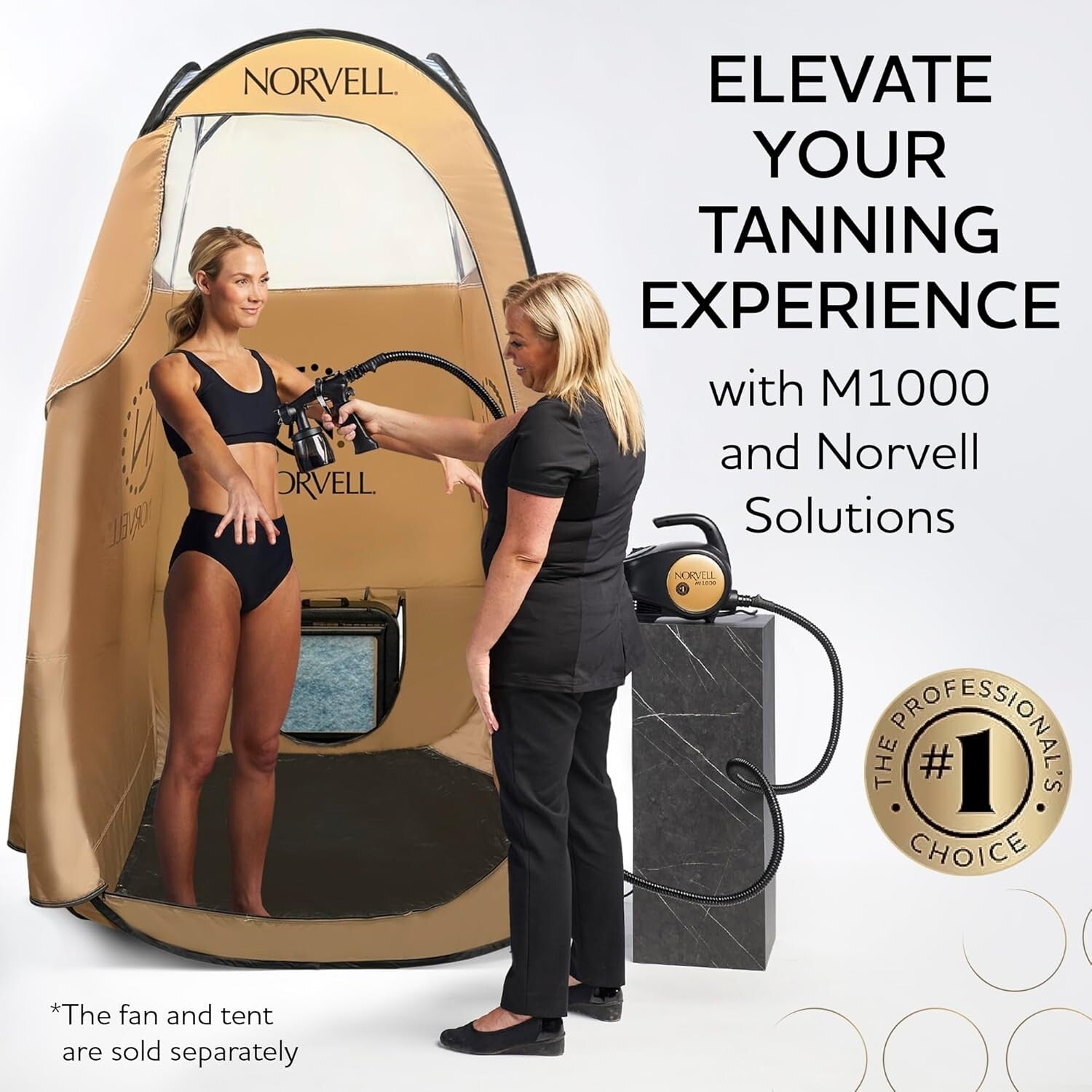 Sanitized Mobile Spray Tan System with 3 Solutions - Professional Level Training