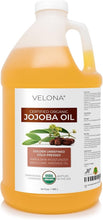 Load image into Gallery viewer, Golden Jojoba Oil 64 Fl Oz - Organic, Cold Pressed, Natural Hydrating Solution
