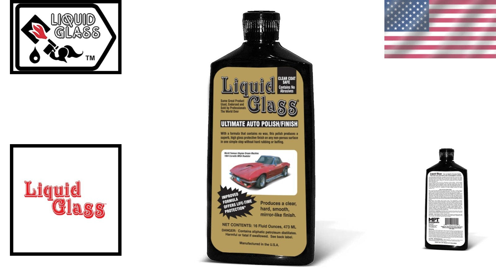 16oz Premium Auto Polish - For Mirror Finish on Stainless Steel & More