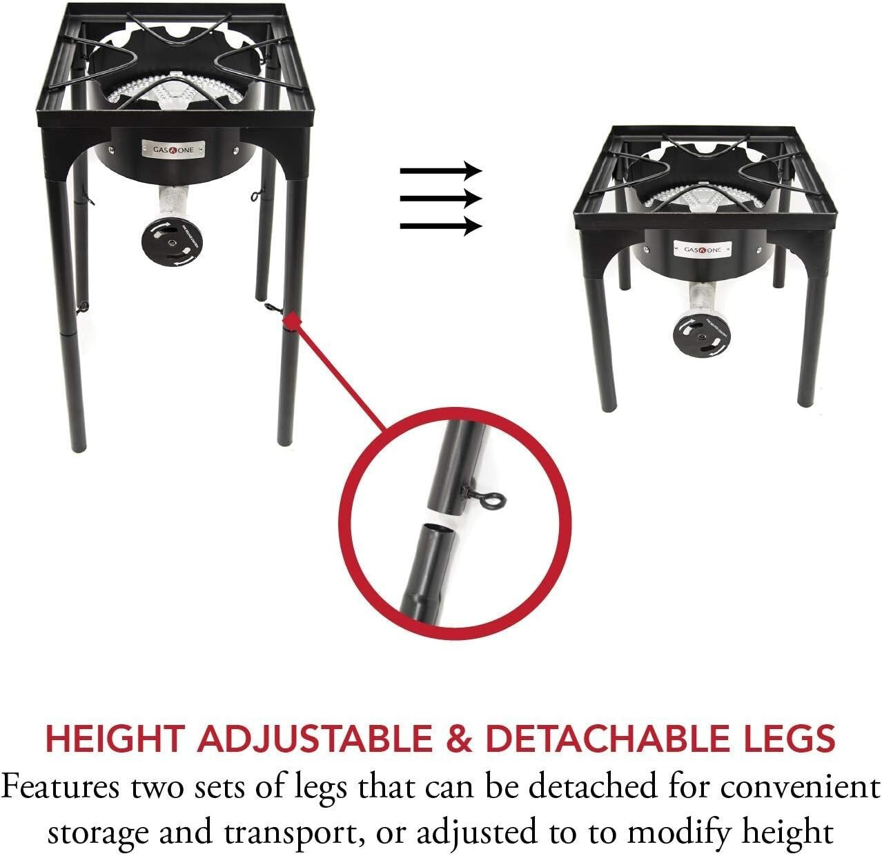 High-Performance 200,000 BTU Propane Burner - Ideal for Brews & Outdoor Cooking