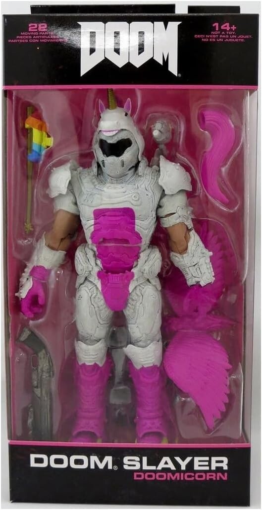 Twitch Prime Exclusive DOOMicorn Slayer: 7" Action Figure with Accessories