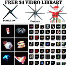 Load image into Gallery viewer, Compact 18.1" Hologram Projector for Events &amp; Businesses with Remote Control