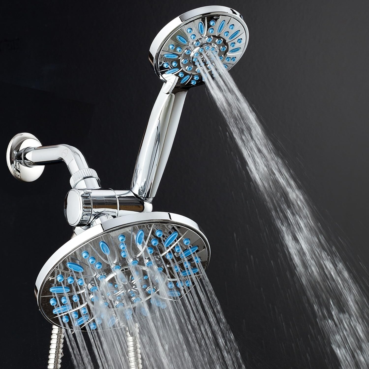 Elegant Rainfall Shower System with Antimicrobial Nozzles for Healthier Bathing