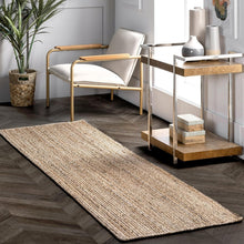 Load image into Gallery viewer, Durable 2x6 Natural Fiber Jute Runner Rug - Ideal for High Traffic Areas
