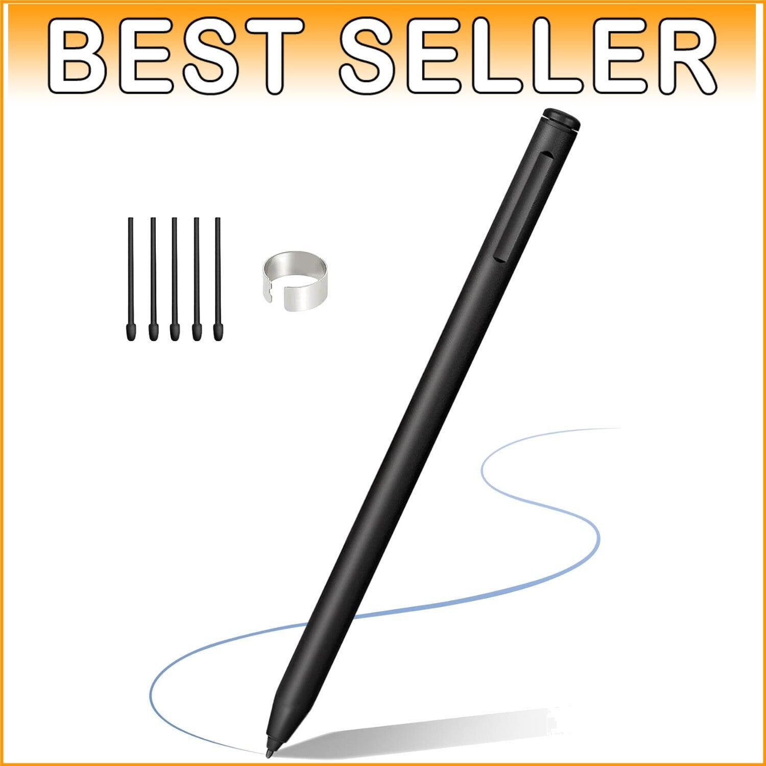 Ergonomic Stylus with Magnetic Attachment & 4096 Pressure Levels for EMR Devices