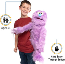 Load image into Gallery viewer, Engaging 30-Inch Purple Puppet with Arm Control – Ideal for Kids' Entertainment