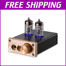 Load image into Gallery viewer, Lightweight NS-08E Vacuum Tube Amp: 1100mW Sound for Headphones &amp; Speakers