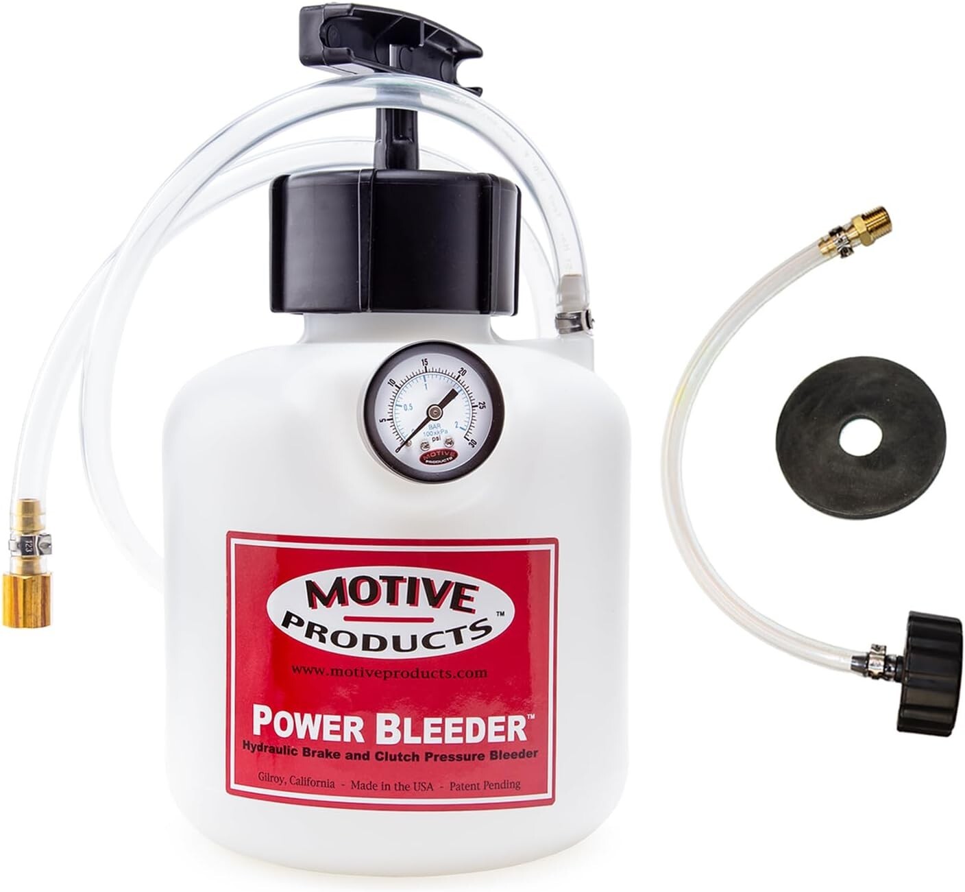 Lightweight EU Brake Bleeder Kit with 45mm Adapter - Perfect for Home & Shop