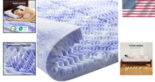 Load image into Gallery viewer, Cooling Gel-Infused 7-Zone Twin XL Mattress Topper for Ultimate Pressure Relief