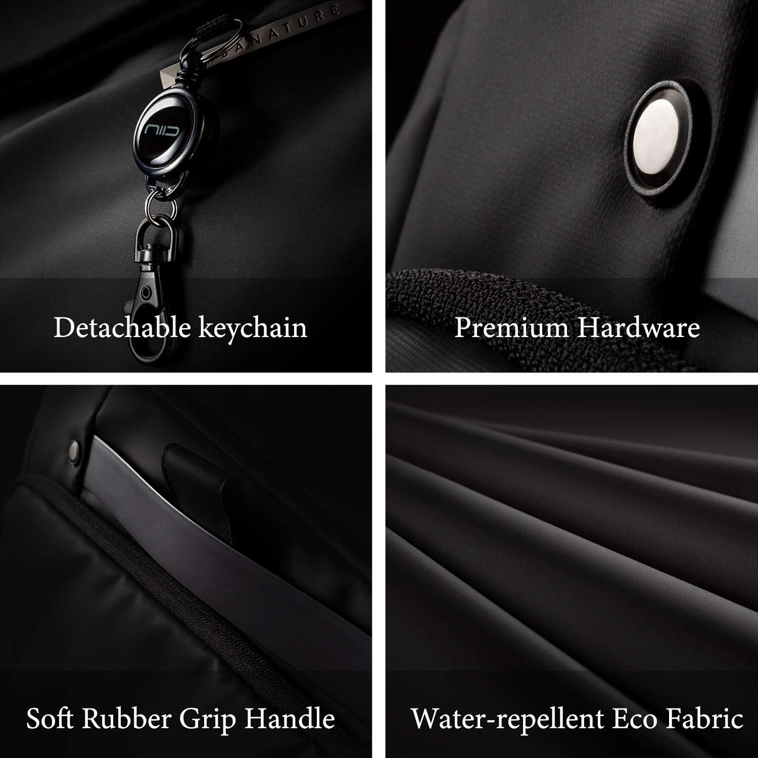 Expandable Waterproof Sling Bag for Men - Stylish and Versatile Adventure Pack