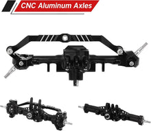 Load image into Gallery viewer, CNC Machined Aluminum Axles +4mm for 1/18 RC Crawler - Pre-assembled Upgrade
