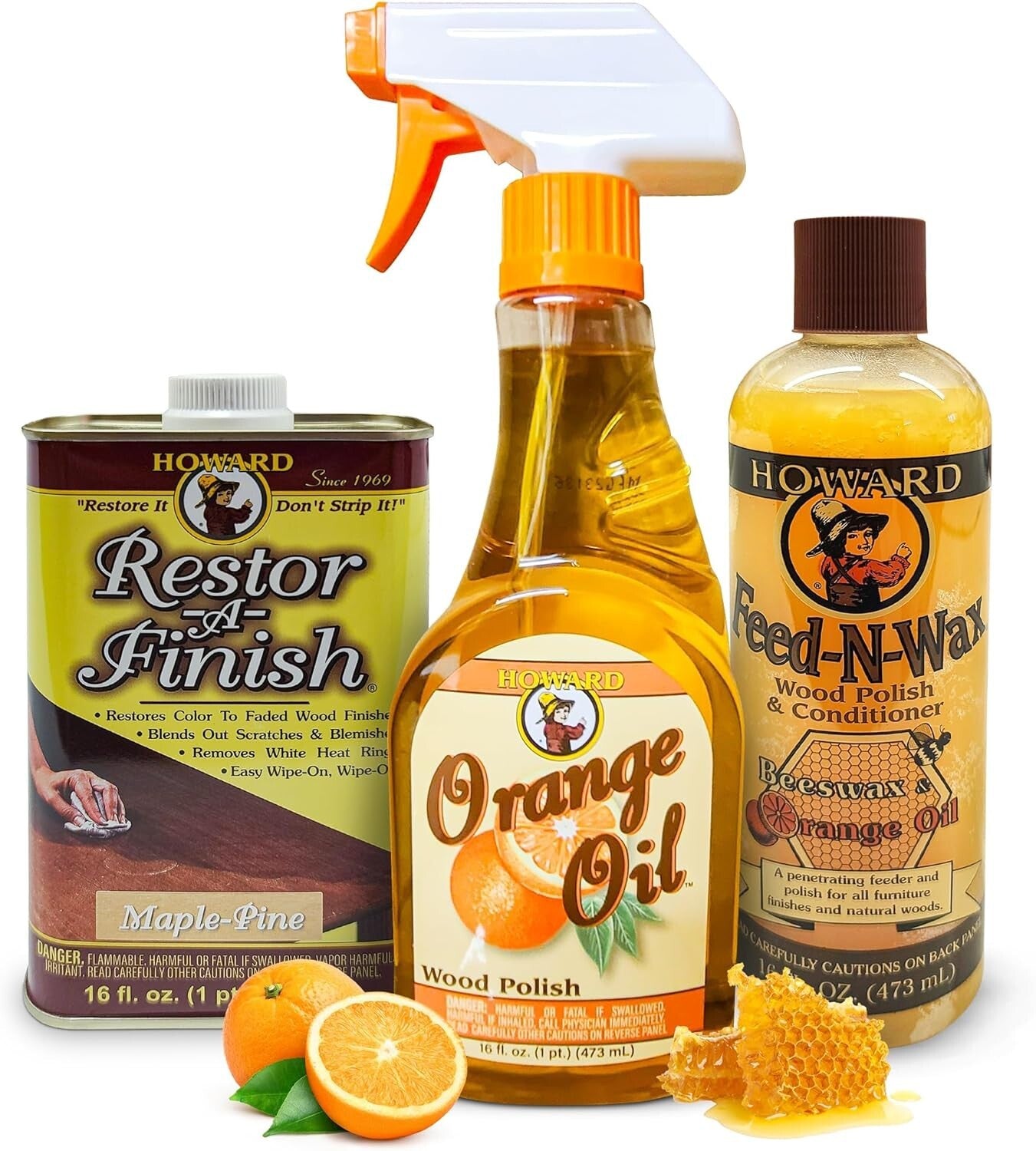 Complete Mahogany Wood Restoration Kit - High-Gloss Finish for Furniture