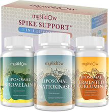 Load image into Gallery viewer, High Potency Immune &amp; Heart Support Capsules - Nattokinase, Bromelain &amp; Curcumin