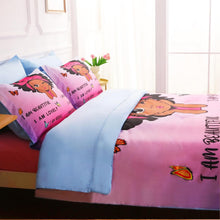Load image into Gallery viewer, Full Size Black Girls Magic Comforter Set - 7 Piece Teen Bedding Collection