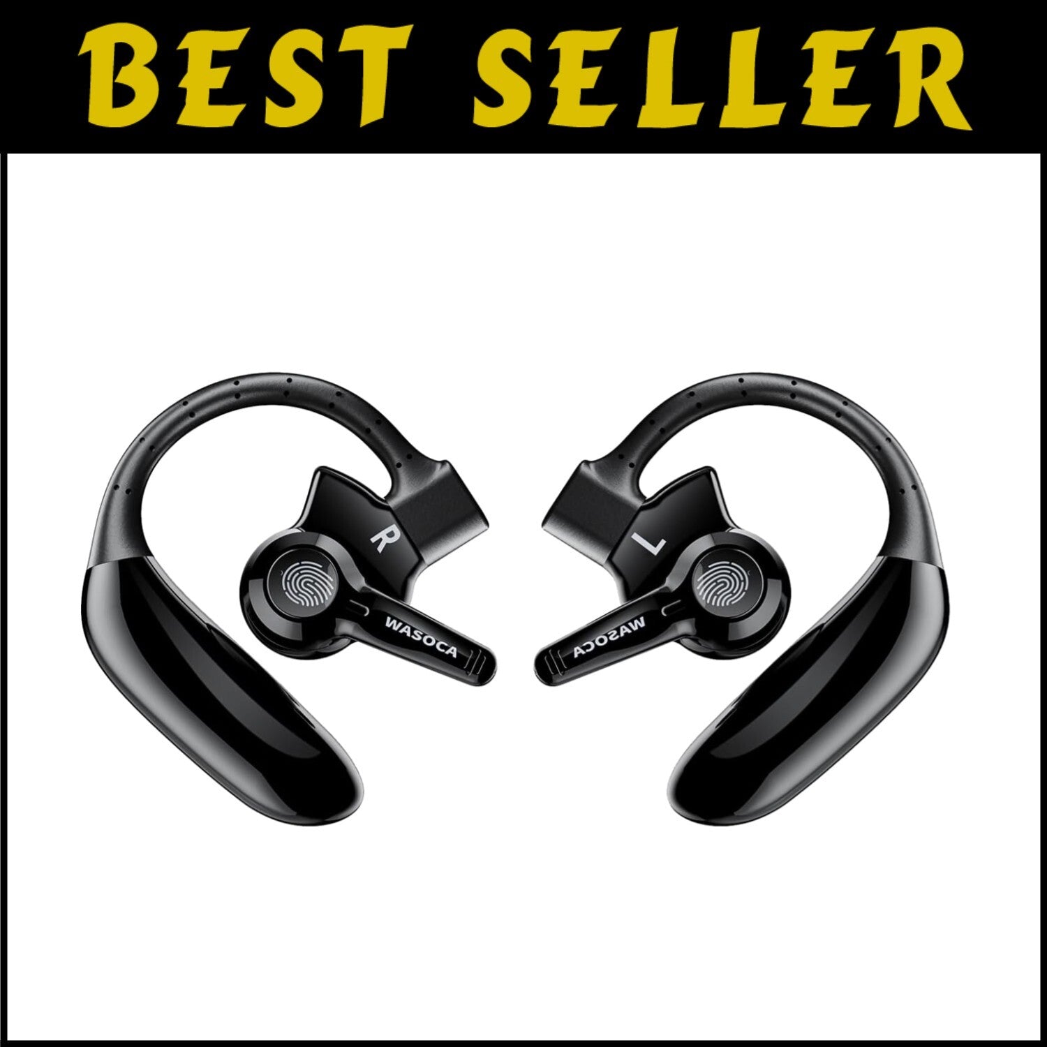 Fashionable Bluetooth Hearing Aids with Noise Cancellation - Rechargeable Model