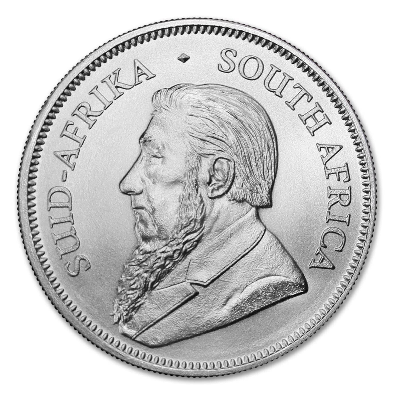 Elegant 1 oz South African Silver Krugerrand Coin - Proof with High Reflectivity