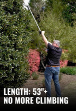 Load image into Gallery viewer, 16-Inch Heavy-Duty Gas-Powered Hedge Trimmer Attachment with Articulating Head