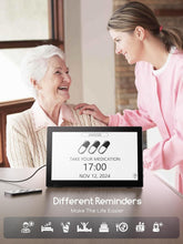 Load image into Gallery viewer, Sleek 10.1-Inch Digital Clock with Temperature &amp; Humidity - Perfect for Home