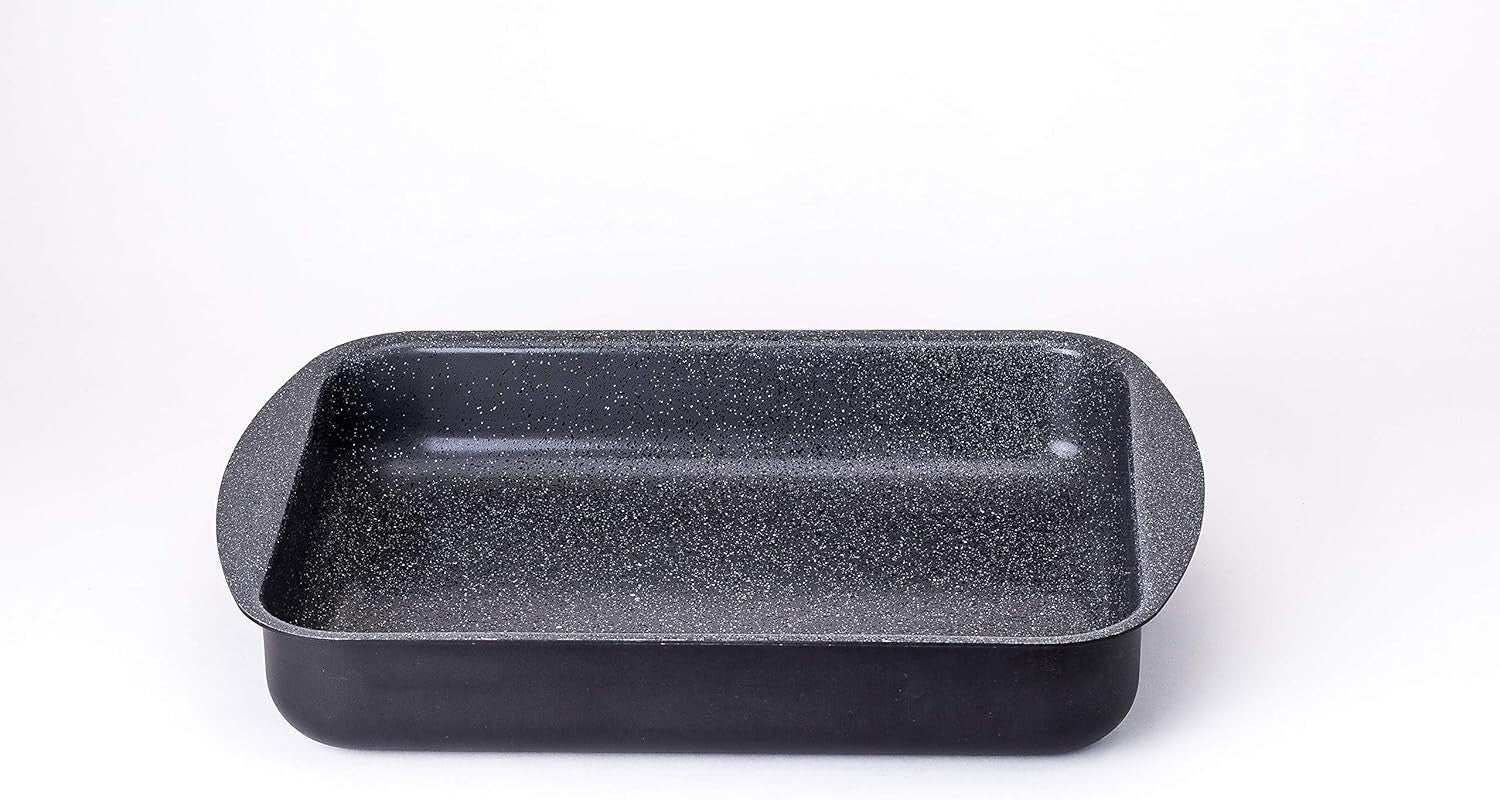 Deep Nonstick Ceramic Roasting Tray - Perfect for Family Feasts & Basting