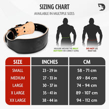Load image into Gallery viewer, Adjustable 4-Inch Weightlifting Belt with Double-Pronged Buckle - Premium Design