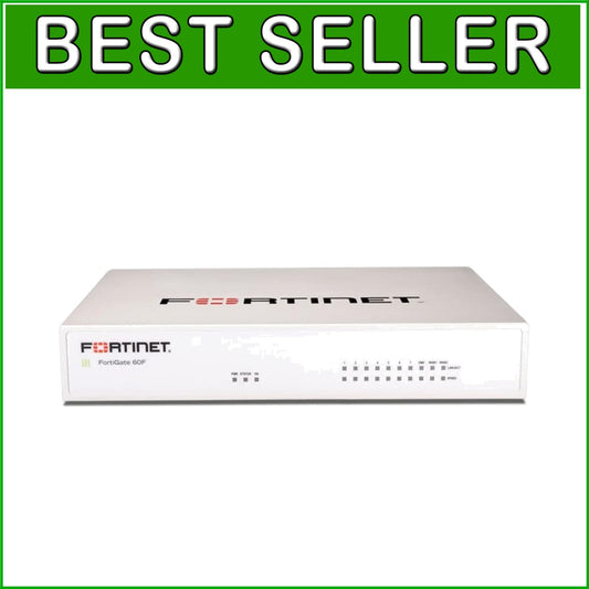 FortiGate-60F Firewall - 10 Gigabit Ethernet Ports, Advanced Security Solution