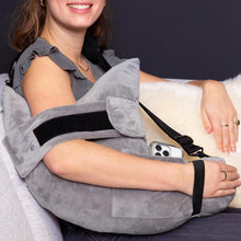Load image into Gallery viewer, Lightweight Machine Washable J-Shape Recovery Pillow With Arm Support Pocket