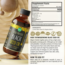 Load image into Gallery viewer, Maju 8 Oz Black Seed Oil - Cold-Pressed, Antioxidant-Rich Natural Health Oil