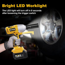 Load image into Gallery viewer, Versatile Electric Impact Wrench with LED Light and Tool Box - 1/2 inch Drive