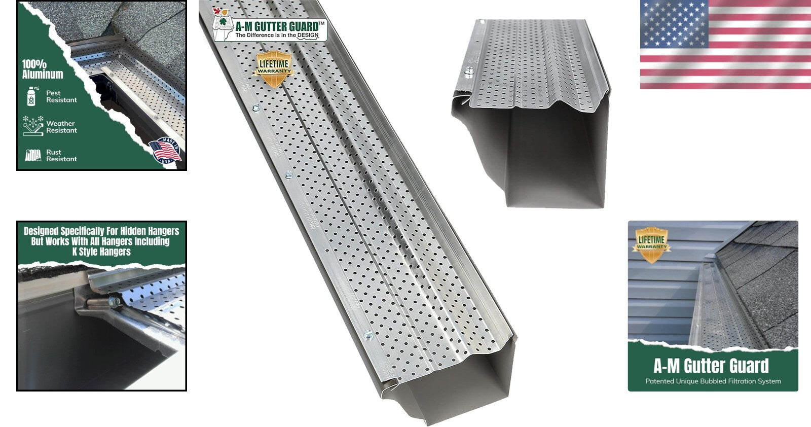 Rust-Free 5-Inch Aluminum Gutter Covers: 13 Pieces for Seamless Installation