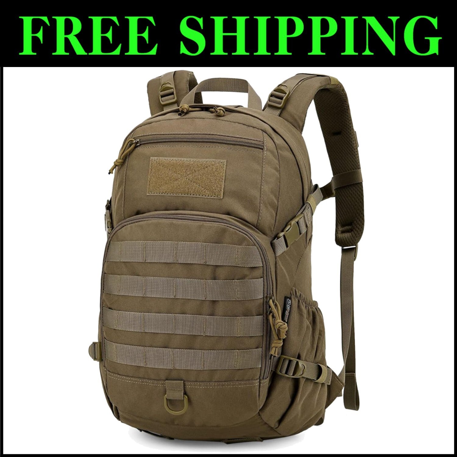 Versatile 25L Tactical Hiking Backpack - Molle System for Outdoor Adventures