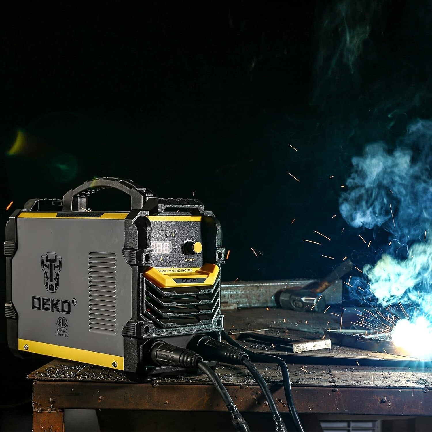 Efficient 160A IGBT Welder Machine - Lightweight with LCD Display & Carry Handle