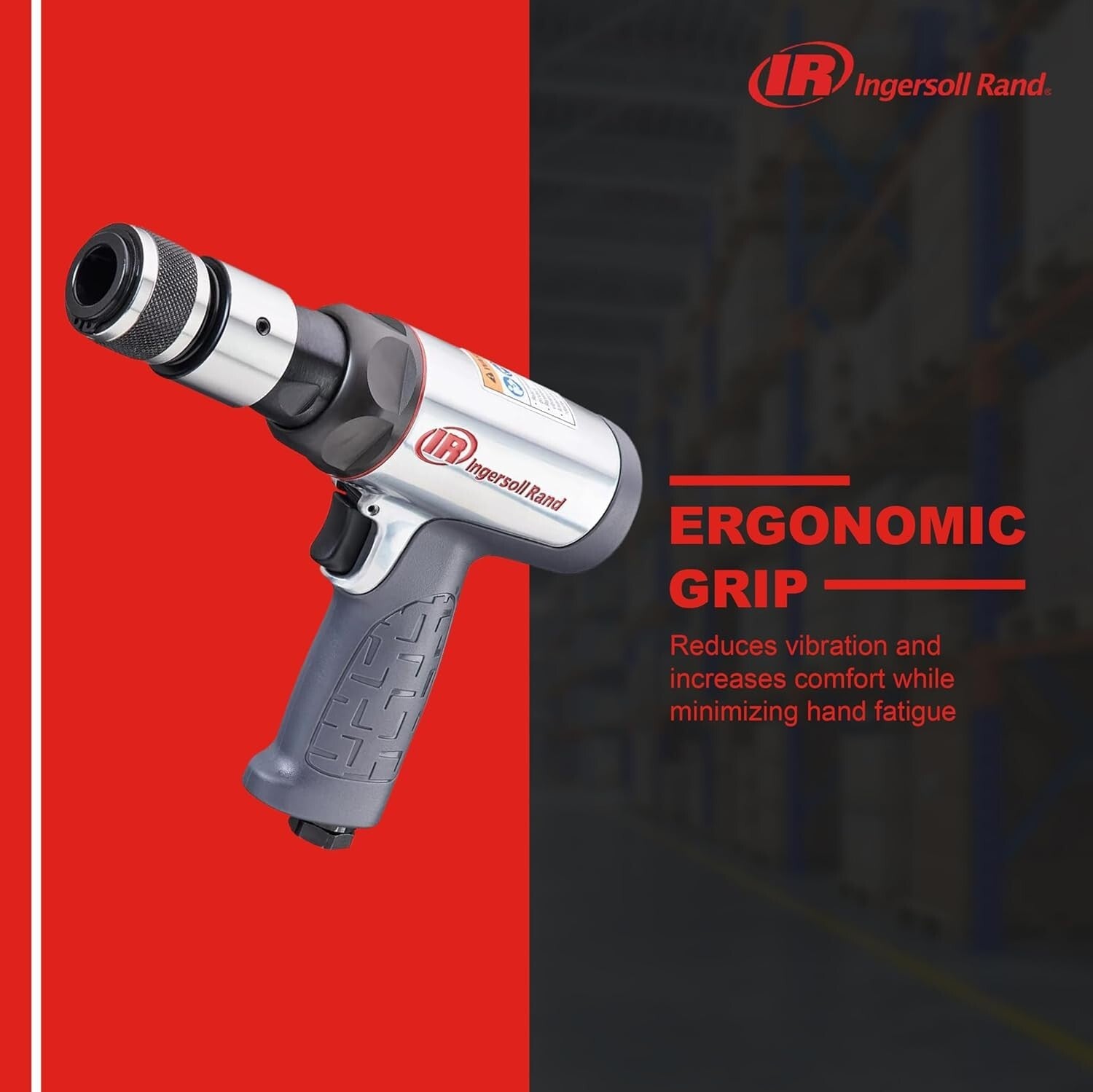 Versatile Short Barrel Air Hammer - Reduced Vibration and Quick Change Retainer