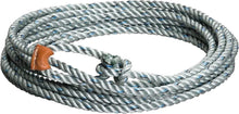 Load image into Gallery viewer, Durable Silver Dot Ranch Rope with Leather Burner - Perfect for Roping Tasks