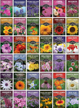 Load image into Gallery viewer, Heirloom Flower Seed Collection | 36 Assorted Pollinator Plants for Your Garden