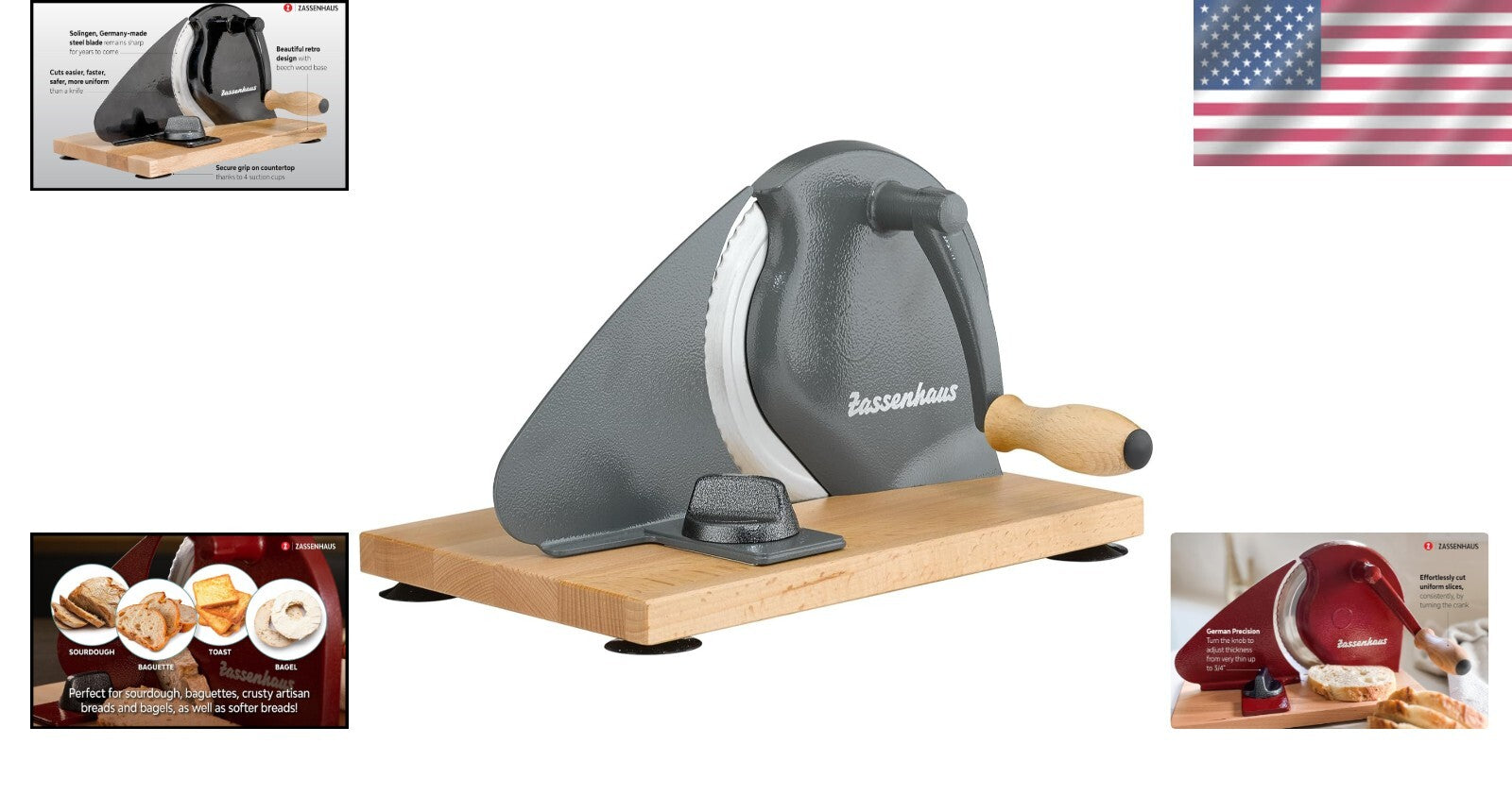 Adjustable Stainless Steel Bread Slicer for Homemade Bread - 11.75" x 8"