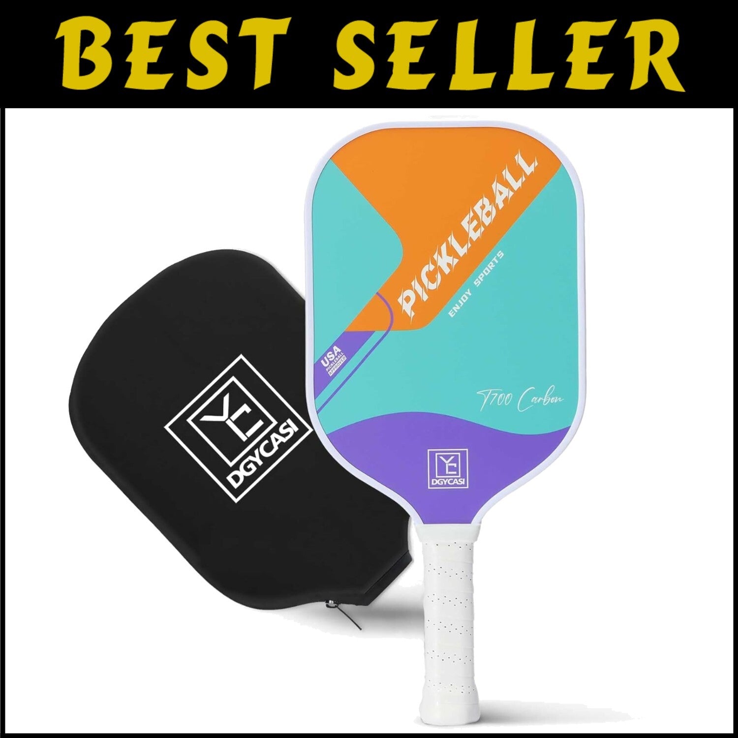 Ultimate Performance 16mm Pickleball Paddle with Honeycomb Core & 5.5'' Grip