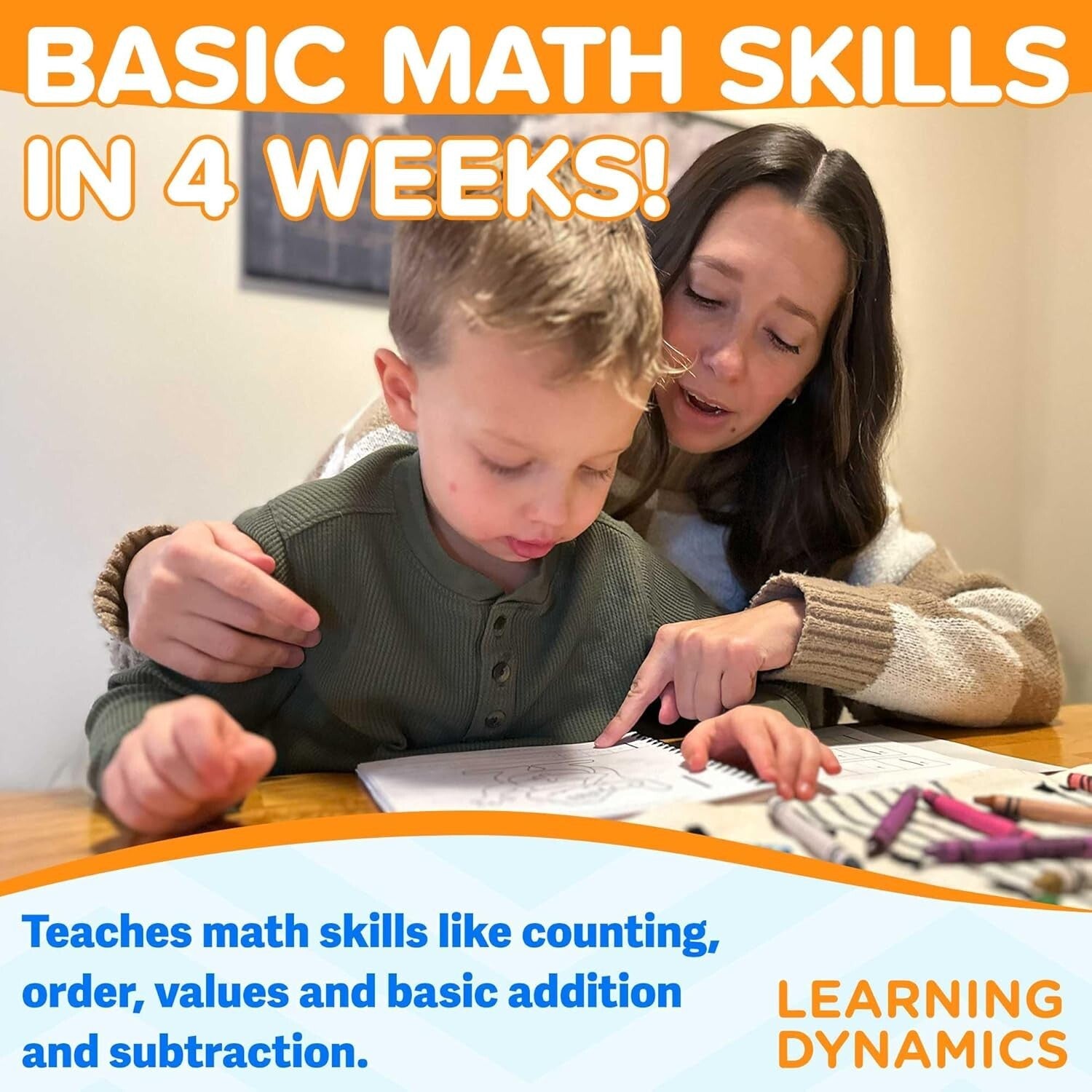 Teacher-Approved Kindergarten Math Workbook - Learn Counting & Basic Operations