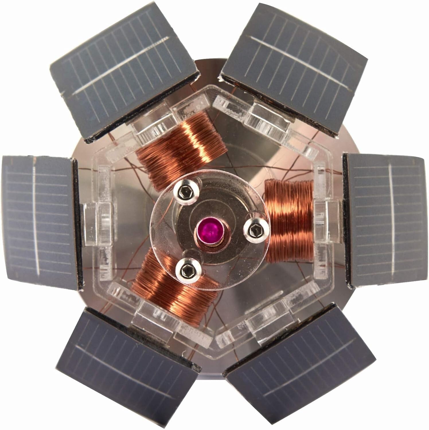 Solar Mendocino Motor Model - 9.1'' Educational Toy for Science Enthusiasts