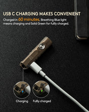 Load image into Gallery viewer, Scratch Resistant Aurora A3 Pro G4 Keychain Flashlight - 650 Lumens Runtime 8H