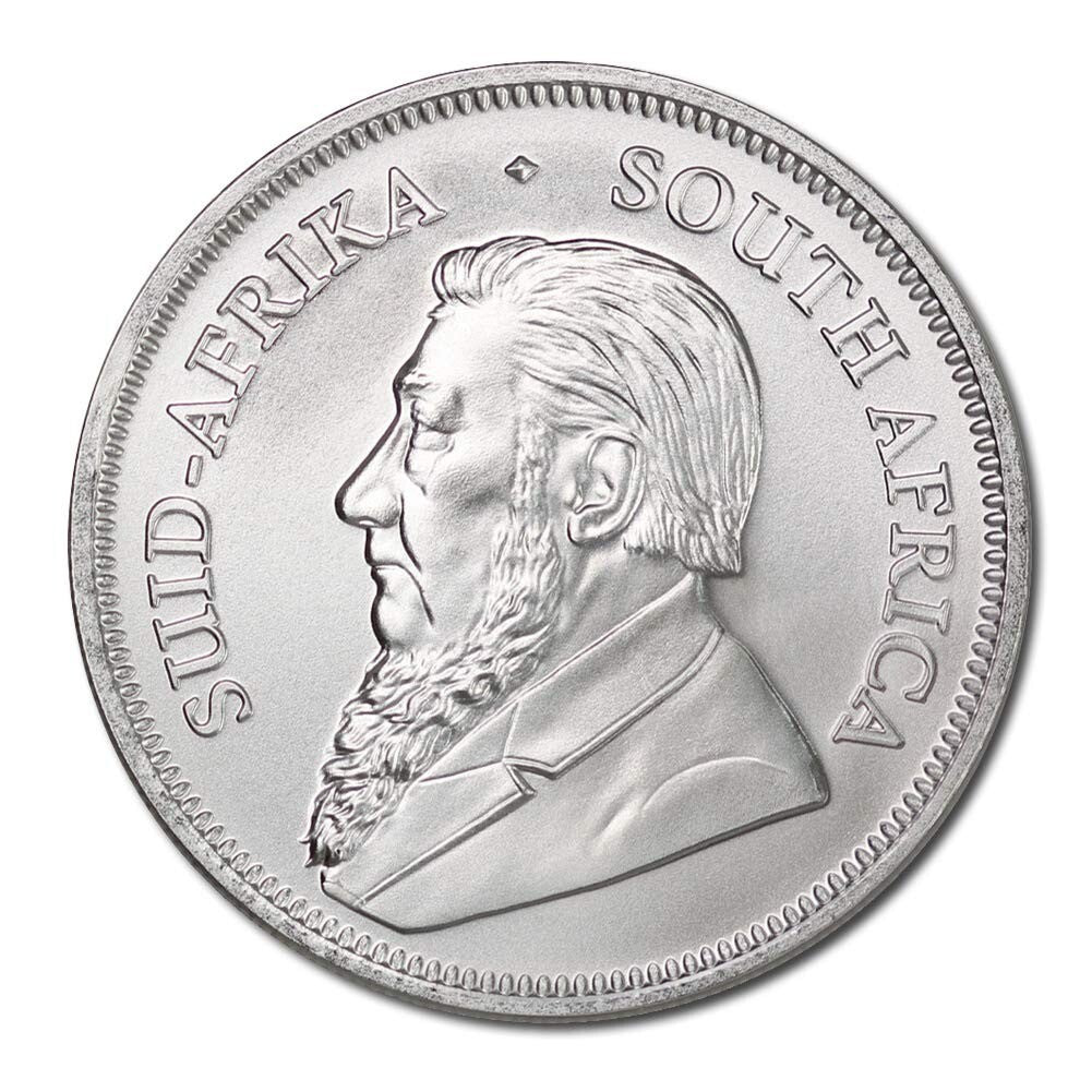 Elegant 1 oz South African Silver Krugerrand Coin - Proof with High Reflectivity