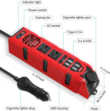Load image into Gallery viewer, 200W Car Inverter with Dual AC Sockets &amp; Type C Port - Ultimate Power Solution